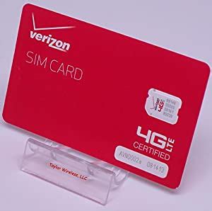 Jul 29, 2020 · specifically, if you have an old 3g world device through verizon, that may require a code to unlock it, as that was an old policy the company had in place. Amazon.com: Verizon Wireless 4G LTE Nano SIM Card 4FF: Cell Phones & Accessories