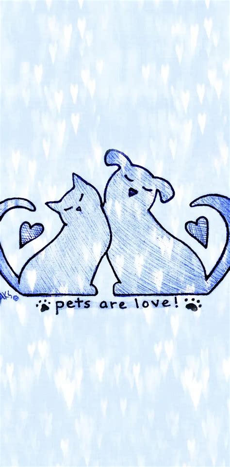Pets Are Love Heart Wallpaper By 1artfulangel Download On Zedge Ac35
