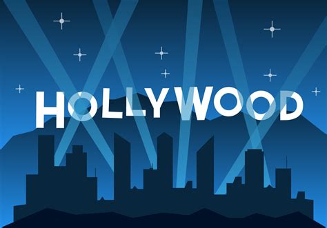 Trending Hollywood Sign Vector Full Ilutionis
