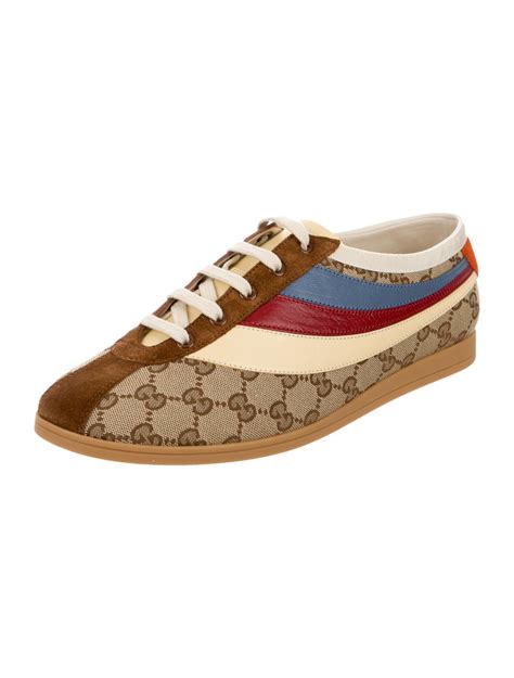Gucci Gg Canvas Low Top Sneakers W Tags Shoes Guc333933 The Realreal