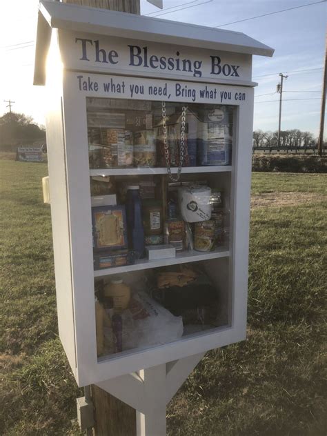 St Pauls Lutheran Youth Install Blessing Box Life