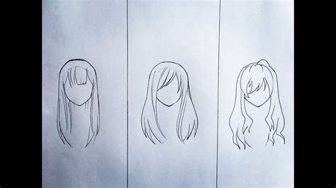 How To Draw Anime Hair Female How To Draw Manga Up Hairstyles 3 Ways