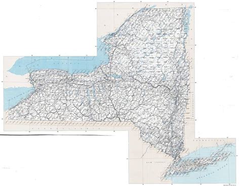 New York City Topographic Map Map