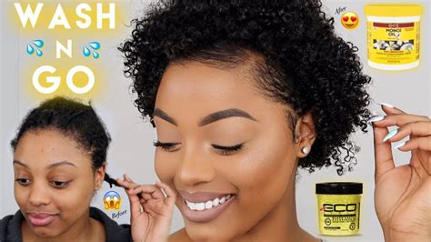 It doesn't take a lot of work to achieve that and maintain that healthiness that the hair needs. EASY WASH N GO FOR SHORT NATURAL HAIR | DEFINE CURLS | 3C ...