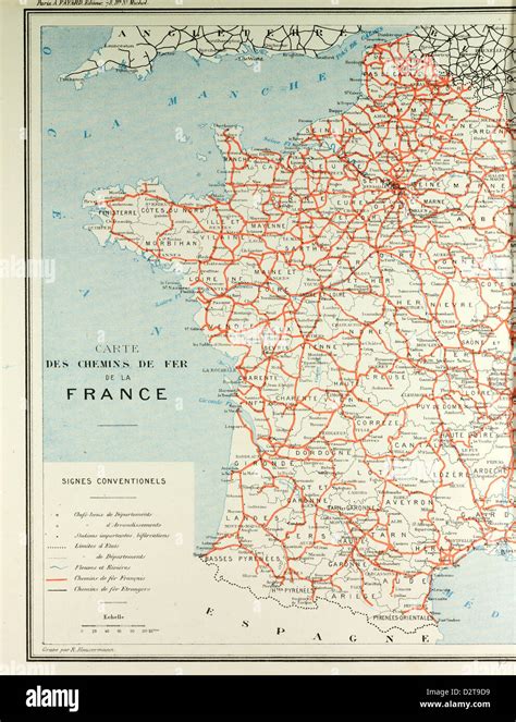 French Railway Map