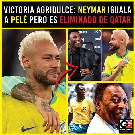 victoria agridulce neymar iguala a pelé en qatar pero no pudo darle la victoria a brazil y a