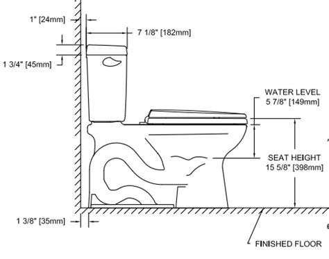 American Standard Wall Hung Toilet Spec Sheet Wall Design Ideas