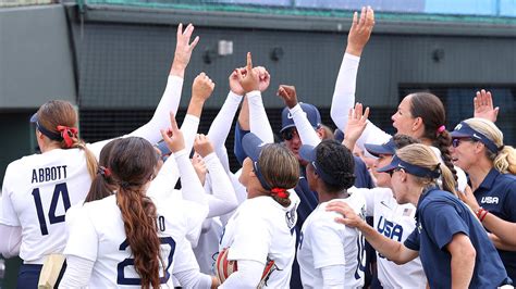 Us Olympic Softball Team To Face Mexico After 1 0 Victory Over Canada