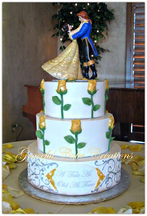 How to make a face cake of beast from the beauty and the beast movie. Beauty and The Beast Themed Wedding Cake | Grace Tari | Flickr