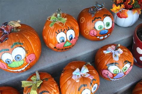 See more ideas about pumpkin decorating, painted pumpkins, halloween pumpkins. Painted pumpkins! - A girl and a glue gun
