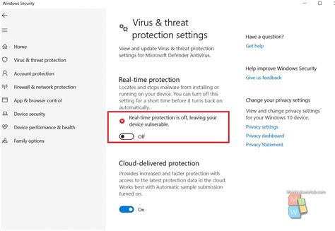How To Turn Off Real Time Protection In Microsoft Defender Freemium