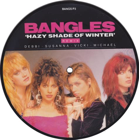 Pic D Picture Disc Bangles Hazy Shade Of Winter 1987