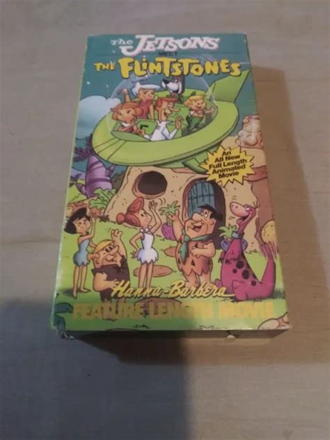 THE JETSONS MEET The Flintstones VHS Warner Bros Rare PicClick