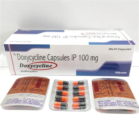 100mg Doxycycline Capsules Ip At Rs 70box In Nagpur Id 24664319591