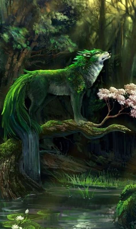 Silvarn Nature Wolf Mythical Creatures Art Mythical Creatures