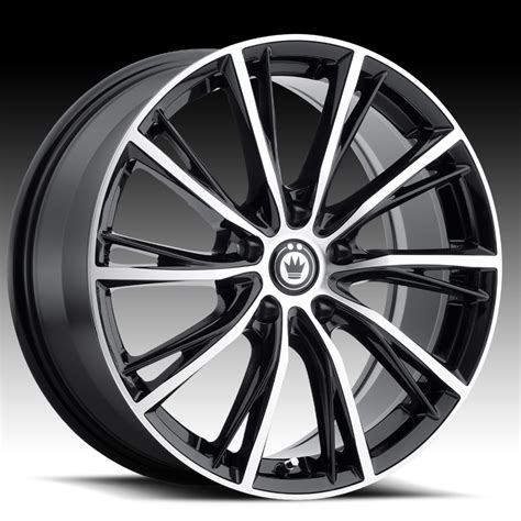 Konig Impression Ip Machined Black Custom Wheels Rims Konig Custom