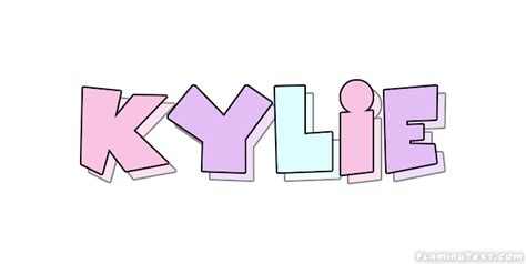 Kylie Logo Free Name Design Tool From Flaming Text