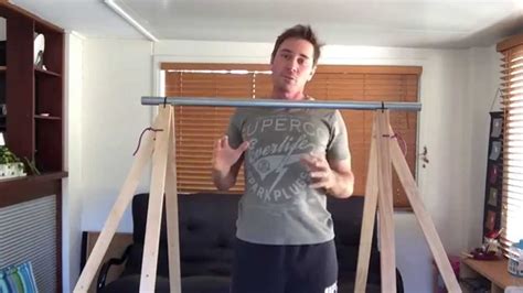 How To Make A Pull Up Bar At Home Youtube