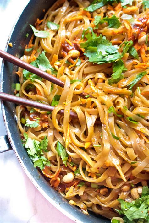 20 Minute Sweet And Spicy Noodles Served From Scratch