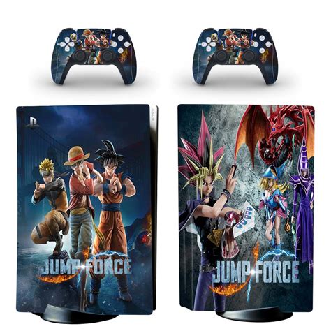 Jump Force Ps5 Skin Sticker For Playstation 5 And Controllers Design 5