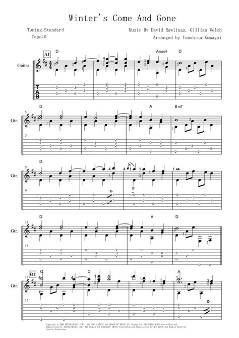 Winter S Come And Gone Guitar Solo Digital Sheet Music Sheet Music Plus