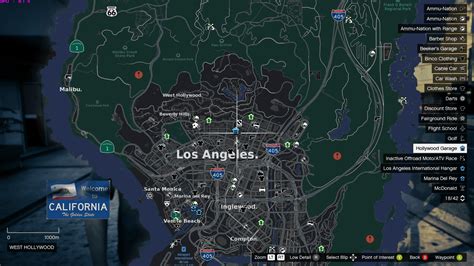 Real Los Angeles Pause Menu Map Ios Plans Style Lore Friendly Gta
