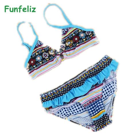 Baño Para Niñas Biquini Infantil Menina Niñas Bañadores Bikini Girl