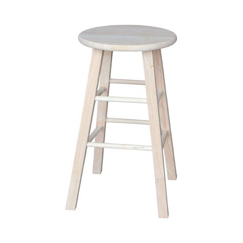 Furniture in the raw has the guaranteed lowest prices on all wood unfinished furniture and finished furniture. 30 Inch Unfinished Wood Bar Stool Round Seat Chair Wooden ...