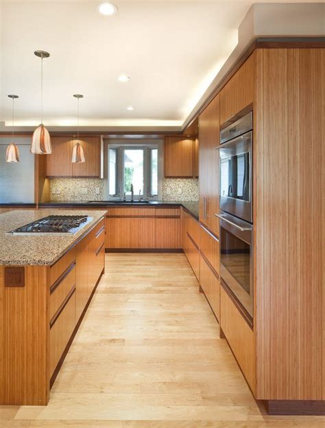 Bamboo Kitchen Cabinet And Floor Kitchen Design Color Kitchen
