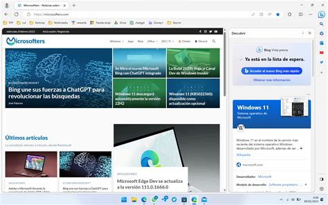 Microsoft Edge 111 Llega Con Bing Chat Edge Copilot Y El Motor De Photos