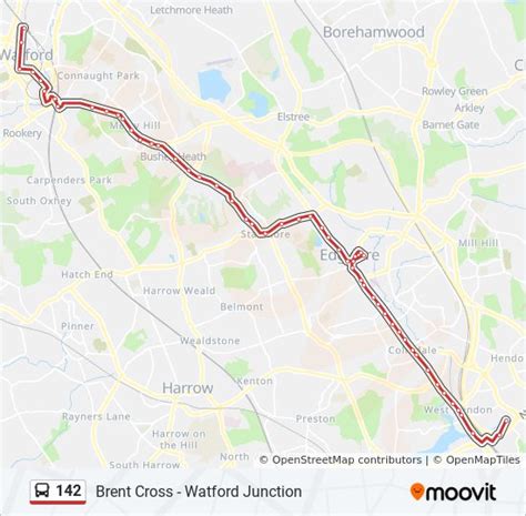 142 Route Schedules Stops And Maps Watford Junction