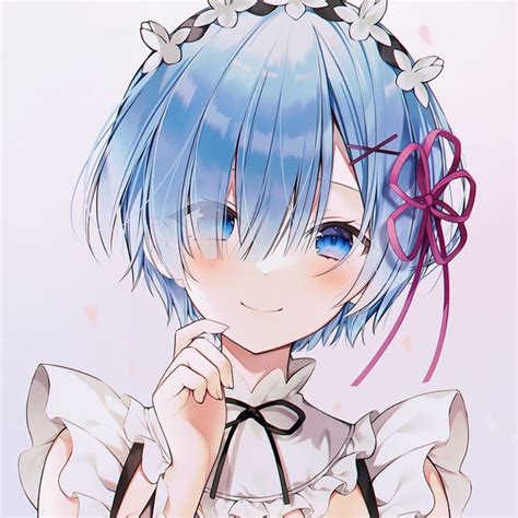 Rem From Rezero Anime Profile Pic Anime Character Design Anime