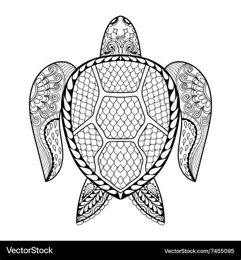 Adult Coloring Pages Sea Turtle