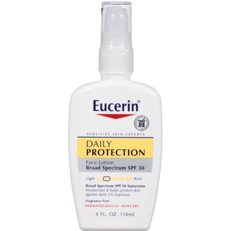 Eucerin Daily Protection Moisturizing Face Lotion Spf 30 Sensitive
