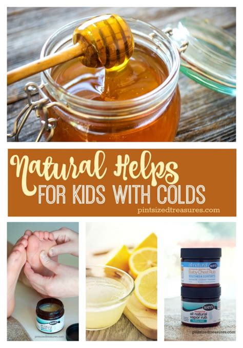 Natural Helps For Kids With Colds · Pint Sized Treasures