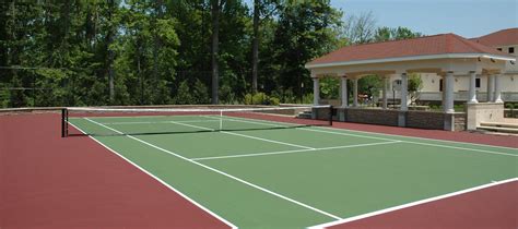 Another sweet indoor game court featuring snapsports maple tuffshield athletic tiles with a red lane. Indoor Tennis Court Construction & Tennis Court ...