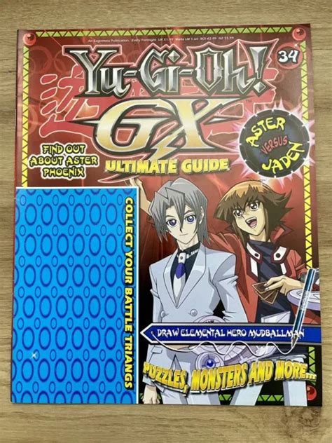 Yu Gi Oh Gx Ultimate Guide Magazine Issue 34 Aster Vs Jaden 549 Picclick