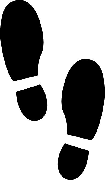 Shoe Print Large Clip Art at Clker.com - vector clip art online