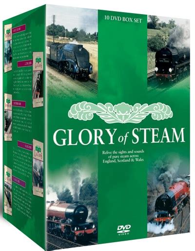 Glory Of Steam 10 Dvd Box Set Duke Video