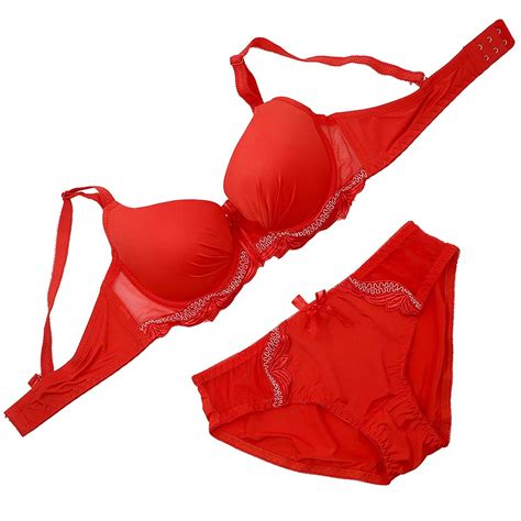 buy brachy women pushup bra panty lingerie set strapless bra bca n180lbpi2 30a red at