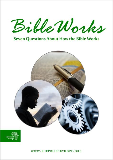 Surprised by Hope Programs: BibleWorks Programs Home