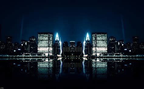 City Night Reflections Wallpapers Hd Wallpapers Id 11466