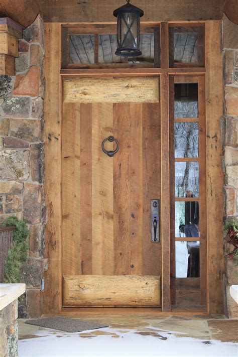 Custom entry doors, custom interior, and wine cellar doors designed and crafted in any style and size. Custom wood entry door | Rustic entry doors, Wood entry ...