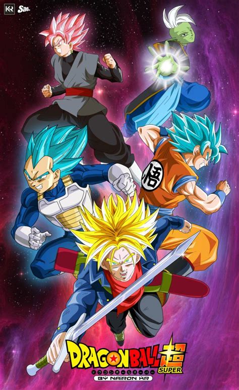 La batalla de los dioses y dragon ball z: dragon ball super poster saga de black by naironkr | Anime ...