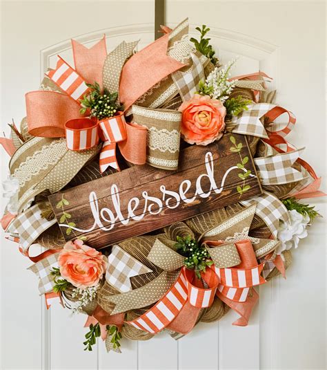 Excited To Share The Latest Addition To My Etsy Shop Blessed Wreath