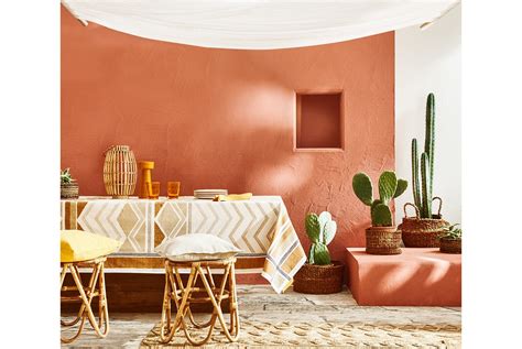 Love This Terracotta Wall Colour Terracotta Living Room Terracotta