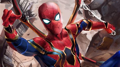 Iron Spider Spider Man 4k 8k Hd Marvel Wallpaper