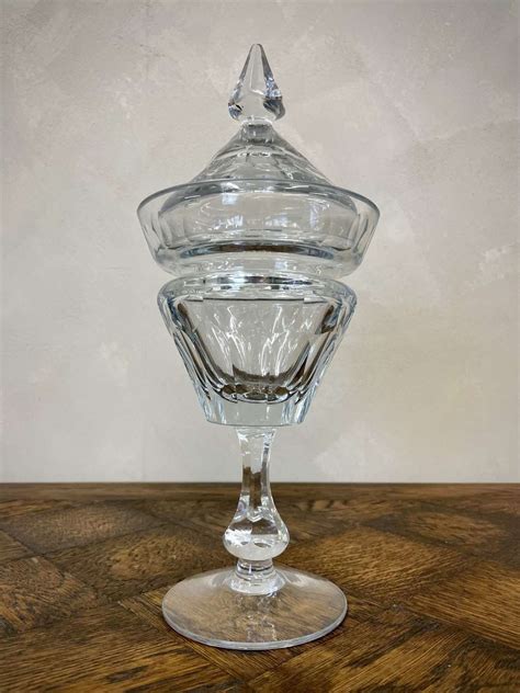 Stunning 19th C Crystal Ginger Jar In Antique Jars