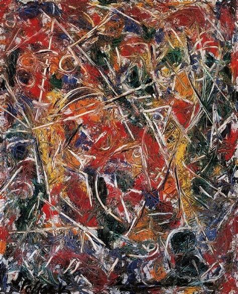 Croaking Movement 1946 By Jackson Pollock