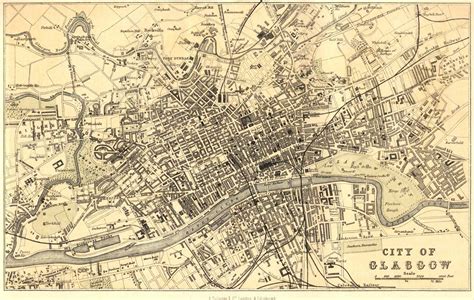 Random Notes Geographer At Large Map Of The Week 1 9 2012old Glasgow